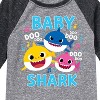 Boys' - Baby Shark - Baby Shark Family Doo Doo Doo Raglan Graphic T-Shirt - 2 of 4