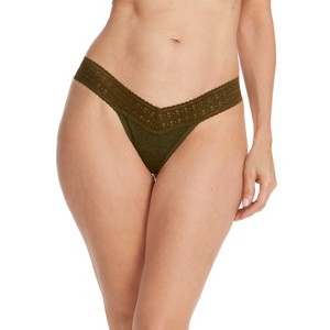 Hanky Panky Women's DreamEase Low Rise Thong - One Size - 1 of 3