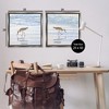 Stupell Industries Seaside Sandpiper Birds Black Framed Floater Canvas Wall Art - 3 of 4