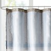 Grungis 72x72 Inch Polyester Embroidered Jacquard Shower Curtains  with 12 Button Holes on Top for Bathroom - 4 of 4