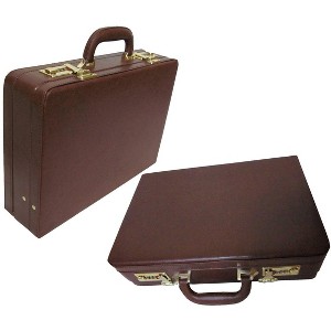 Amerileather Expandable Executive Faux Leather Attache Case(#2893-8) - 1 of 3