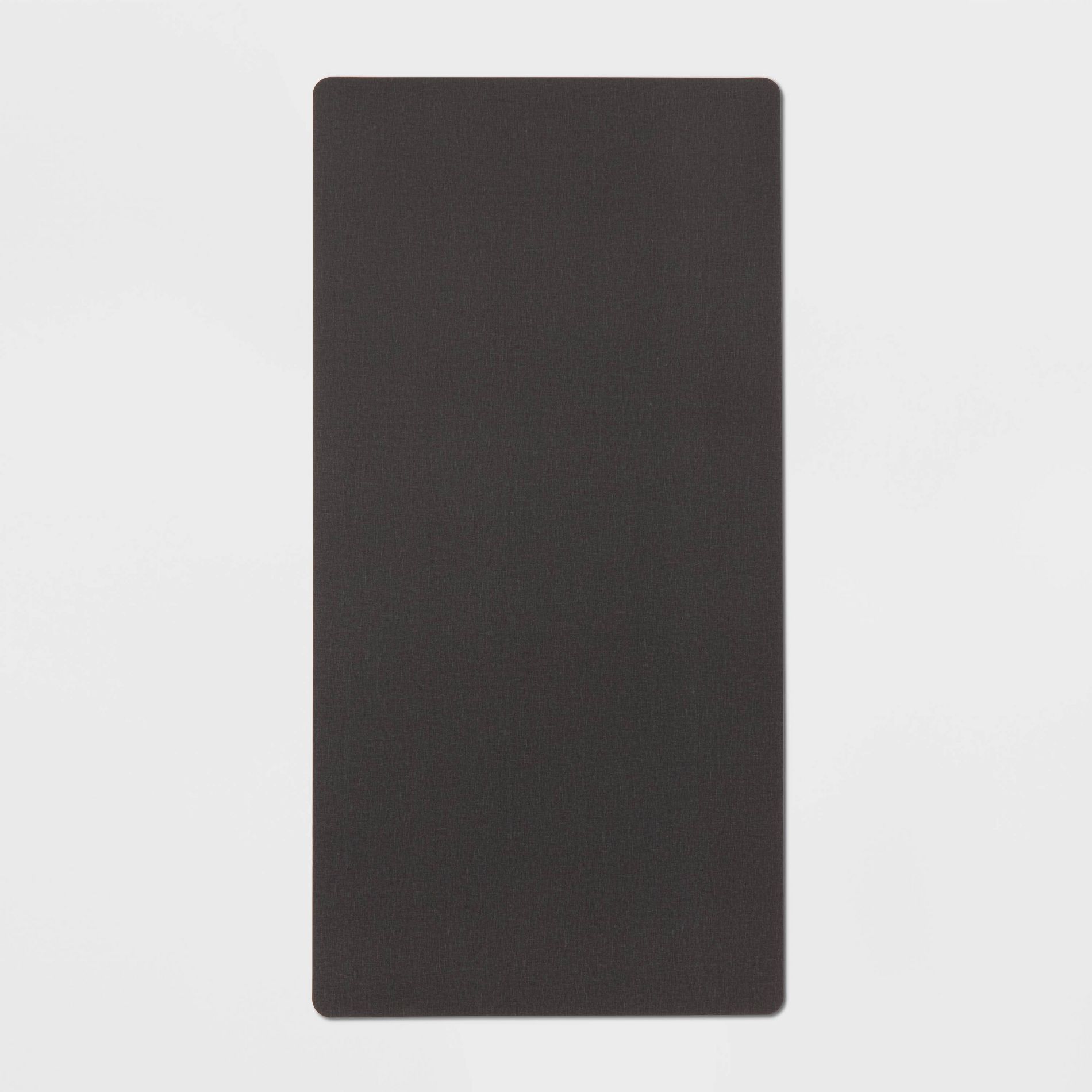 20" x 40" Low Profile Charmed Manor Patterned Polyurethane Kitchen Mat with Foam Rubber Backing Black - Threshold™