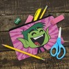 Teen Titans Go! Beast Boy Makeup Cosmetic Bag Organizer Pouch - 2 of 4