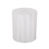 GDFStudio Bayhill Outdoor Lightweight Concrete Side Table, Antique White - 4 of 4