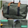 Luupatchy Large Capacity Travel Bag, Dry Wet Separation , For Travel, Fitness Yoga, Weekend Tote Overnight Bag - 2 of 4