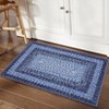 Washable Area Rugs for Living Room Non Slip Modern Braided Print Rug - 3 of 4