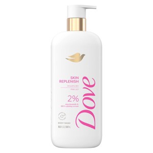 Dove Beauty Serum Body Wash with 2% Niacinamide and BHA Refining Serum - Skin Replenish -18.5 fl oz - 1 of 4