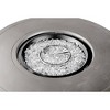 Oakland Living Aluminum Round 55000 BTUs Outdoor Patio Dining Table with Lid & Covers Gray: Weather-Resistant, 4-Seat Accommodation - 4 of 4