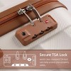 SKONYON 3-Piece Hardshell Luggage Set with TSA Lock, YKK Zippers, PC+ABS Construction and Spinner Wheels - 4 of 4