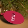 Seattle University Redhawks Logo Aluminum Holiday Christmas Tree Ornament - 4 of 4