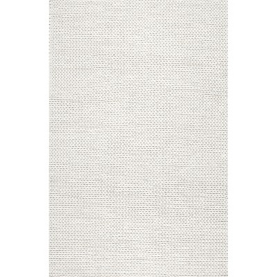 Nuloom Penelope Braided Wool Indoor Area Rug - Off White