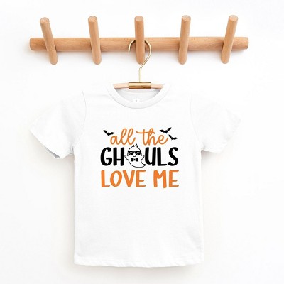 The Juniper Shop All The Ghouls Love Me Bats Toddler Short Sleeve Tee