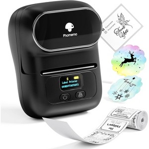 Phomemo M110 Portable Label Maker for product label and logo - Black - 1 of 4