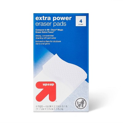 Extra Power Eraser Pads - 4pk - up & up™