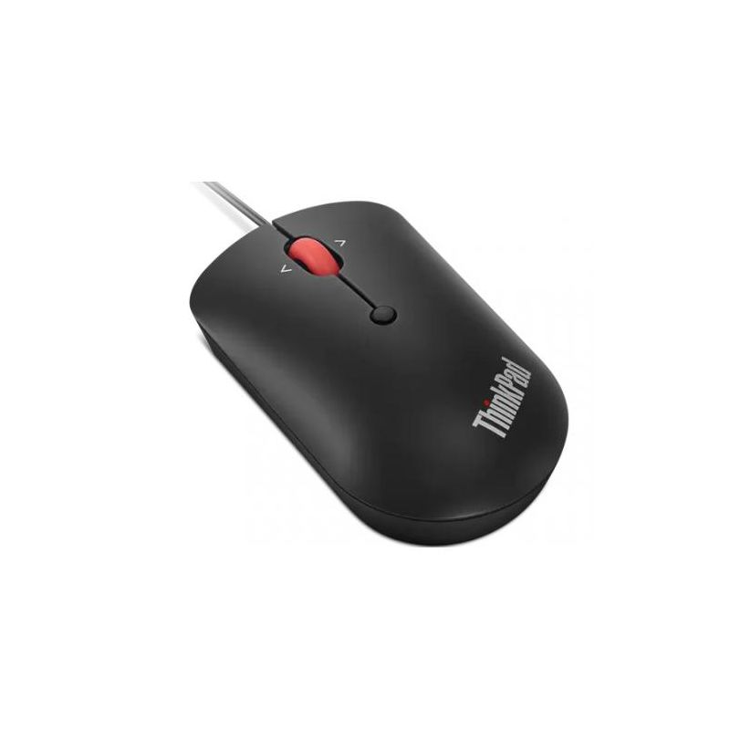 Lenovo ThinkPad USB-C Wired Compact Mouse - Optical Sensor - Cable Connectivity - 2400 dpi - Scroll Wheel - 4 Button(s), 3 of 6