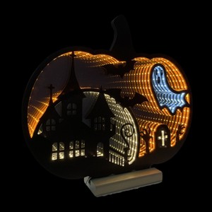 Season's Designs 15" Infinity Halloween Pumpkin - 1 of 1