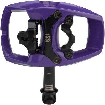 purple clipless pedals