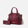 MKF Collection Viridiana Women’s Luxe Croc-Embossed Versatile Tote Bag by Mia K - 2 of 4