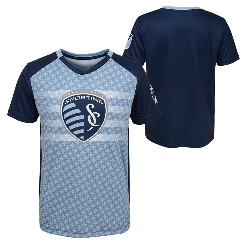 MLS Sporting Kansas City Boys&#39; Sublimated Poly Jersey, 1 of 4