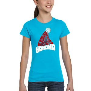 LA Pop Art All I Want for Christmas is You - Girl's Word Art T-Shirt - 1 of 4