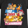 Girls' - Paw Patrol - 100 Days Of Learning Fitted Short Sleeve Graphic T-Shirt - 2 of 4