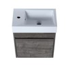 18" Modern Wall Mounted Bathroom Vanity With Sink Combo Space Saving Bathroom Accessories - 4 of 4