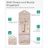 Travel Jewelry Organizer Case Foldable Small Jewelry Roll for Journey Rings, Necklaces, Earrings, Bracelets,Mini - 3 of 4