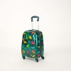 Vynxaria 4-piece hard luggage 360 ¡ã dual rotating four-wheel luggage password lock lightweight wheel luggage portable luggage - 3 of 4