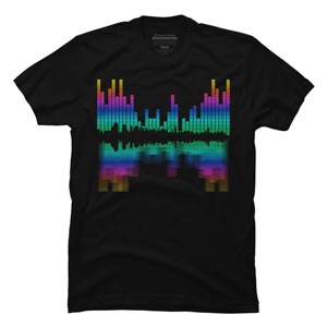 Men's Design By Humans City of Sounds By clingcling T-Shirt - 1 of 4