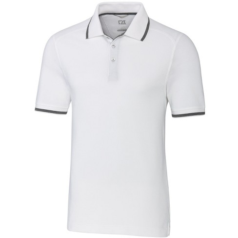 Cutter & Buck Men's Advantage Long Sleeve Polo - White