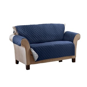 Collections Etc Reversible Quilted Furniture Protector Cover - 1 of 4