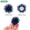 Unique Bargains Mesh Fabric Full Chiffon Flowers for DIY 12 Pcs - 3 of 4