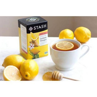 Stash Lemon Ginger Herbal Tea Bags - 1.1oz/20ct