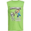 Minecraft Boys Creeper T-Shirt, Tank Top and Shorts 3-Piece Set - 3 of 4