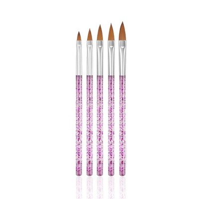 LOVELAY CREATIONS 5 Pieces Nail Art Painting Brushes