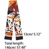 Allegra K Women's Graffiti Polka Dot Stripe Skinny Wrap Hairband Neck Scarves Neckerchief - 3 of 4