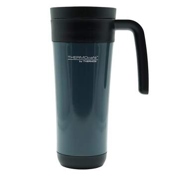 Thermos 24 Oz. Thermocafe Stainless Steel Travel Mug - Stainless  Steel/black : Target
