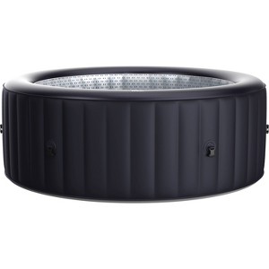 MSpa Aurora Round Bubble Spa with Thermal Cover 245 Gal 138 Electric 110 Volt AC Inflatable Hot Tub - 1 of 4