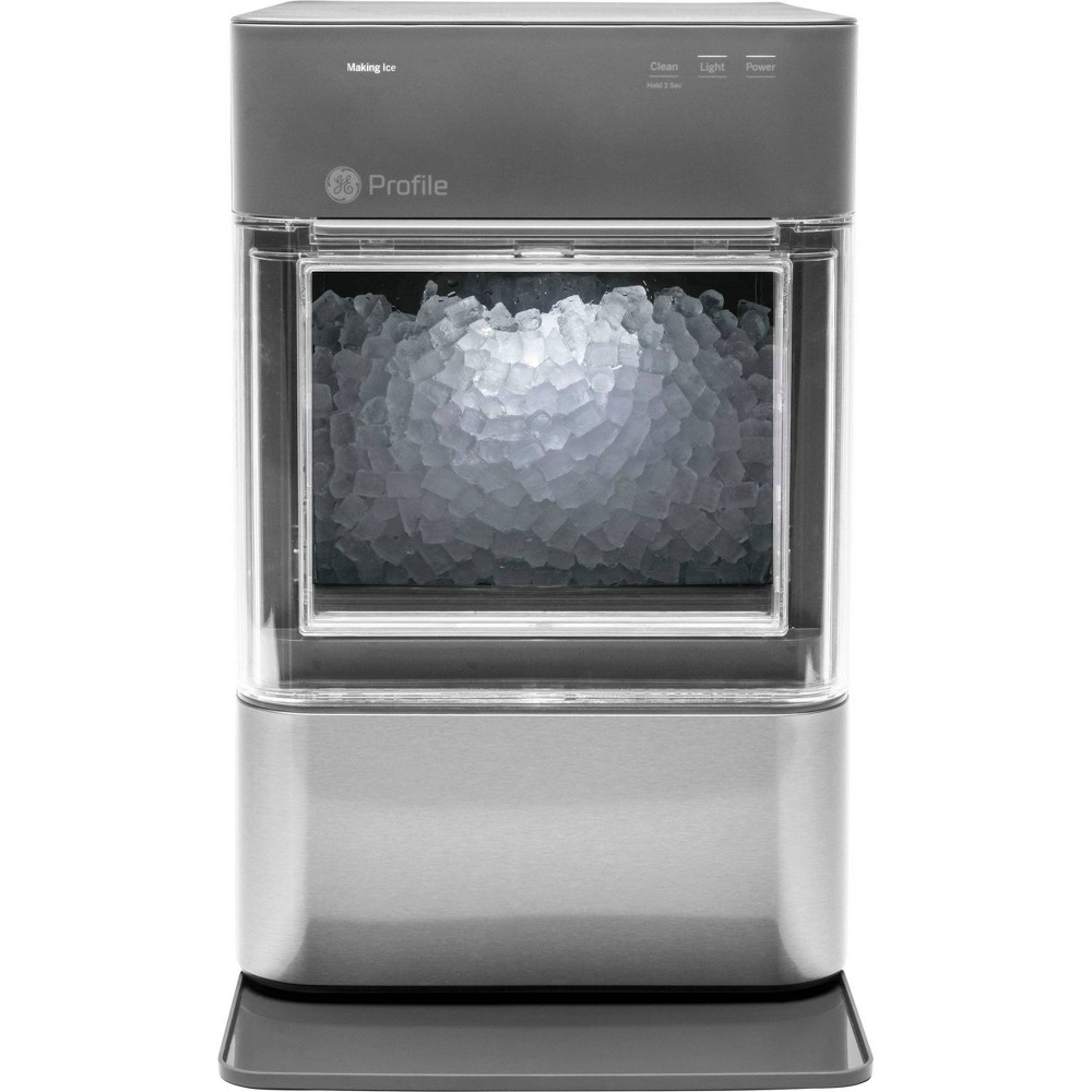 GE Profile 38lb Opal 2.0 Nugget Countertop Ice Maker Silver