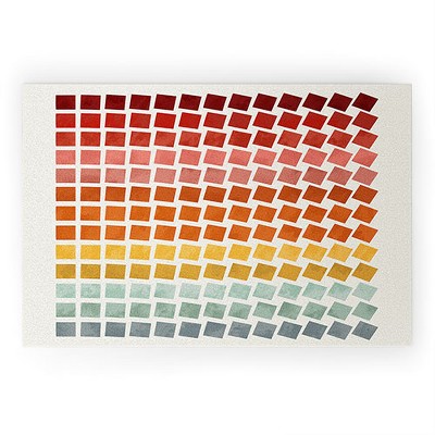 Showmemars Squares Rotation Large Looped Vinyl Welcome Mat - Society6