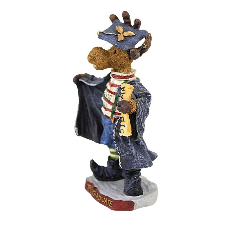 Boyds Bears Resin 5.5 Inch Magna Q Elfinmoose Grad Folkstone Moose Animal Figurines, 2 of 4