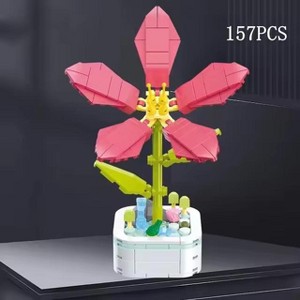 Wizardi Bauhinia Legumes Building Brick Potted Flower F07M9-9(103