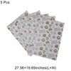 Unique Bargains Gift Wrap Paper Glossy Coated Paper 27.56" x 19.69" 5Pcs - 3 of 4