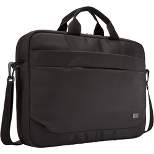 Case Logic Advantage ADVA-116 BLACK Carrying Case (Attaché) for 10" to 16" Notebook - Black - Polyester - Shoulder Strap, Luggage Strap, Handle
