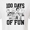 Women's - Peanuts - 100 Days Of Fun Cropped Graphic T-Shirt - 2 of 4