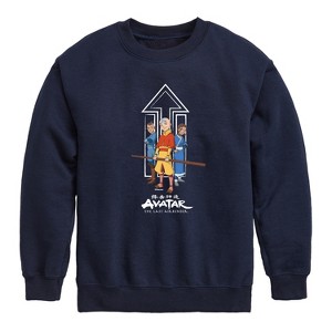 Boys' - Avatar: The Last Airbender - Trio Graphic Long Sleeve Fleece Sweatshirt - 1 of 4