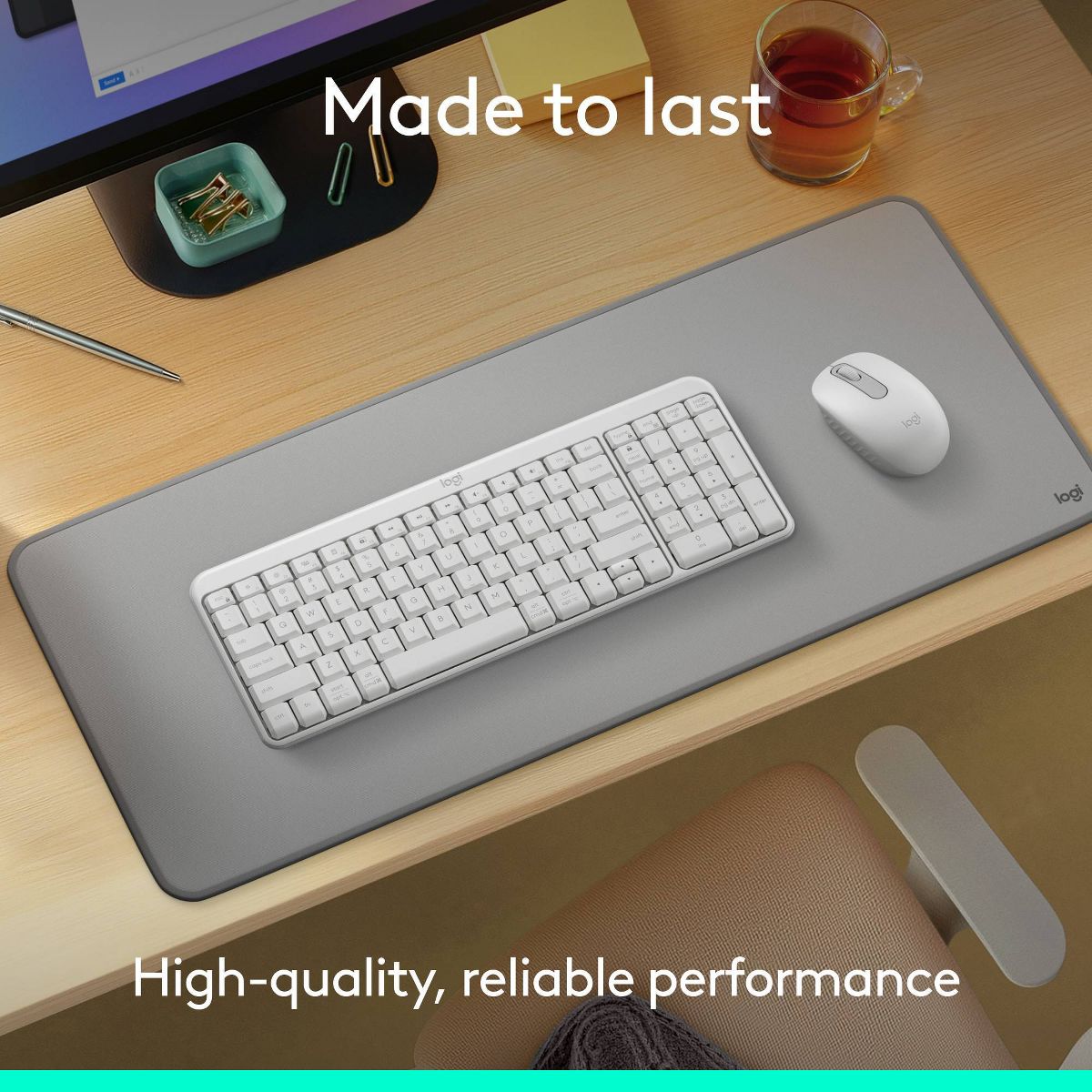 Logitech Bluetooth Compact Combo - White - thumbnail 3
