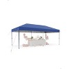 10x20 FT Pop Up Canopy Tent, Commercial Instant Canopy with 210D Oxford Fabric, Heavy Duty Steel Frame, Blue - 2 of 4