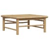 Garden Table Natural Bamboo Bamboo 25.6 x 25.6 x 11.8 in vidaXL - 2 of 4