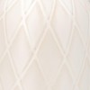 Sagebrook Home Ceramic Vase Contemporary Plaid Textured Vase For Floral Arrangements Decorative Table Accent - 3 of 4